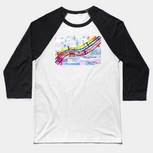 Music on the Wind Baseball T-Shirt